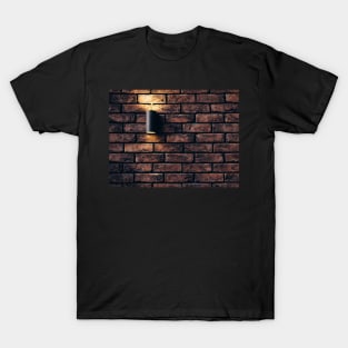 Brick brickwall brickwork cement T-Shirt